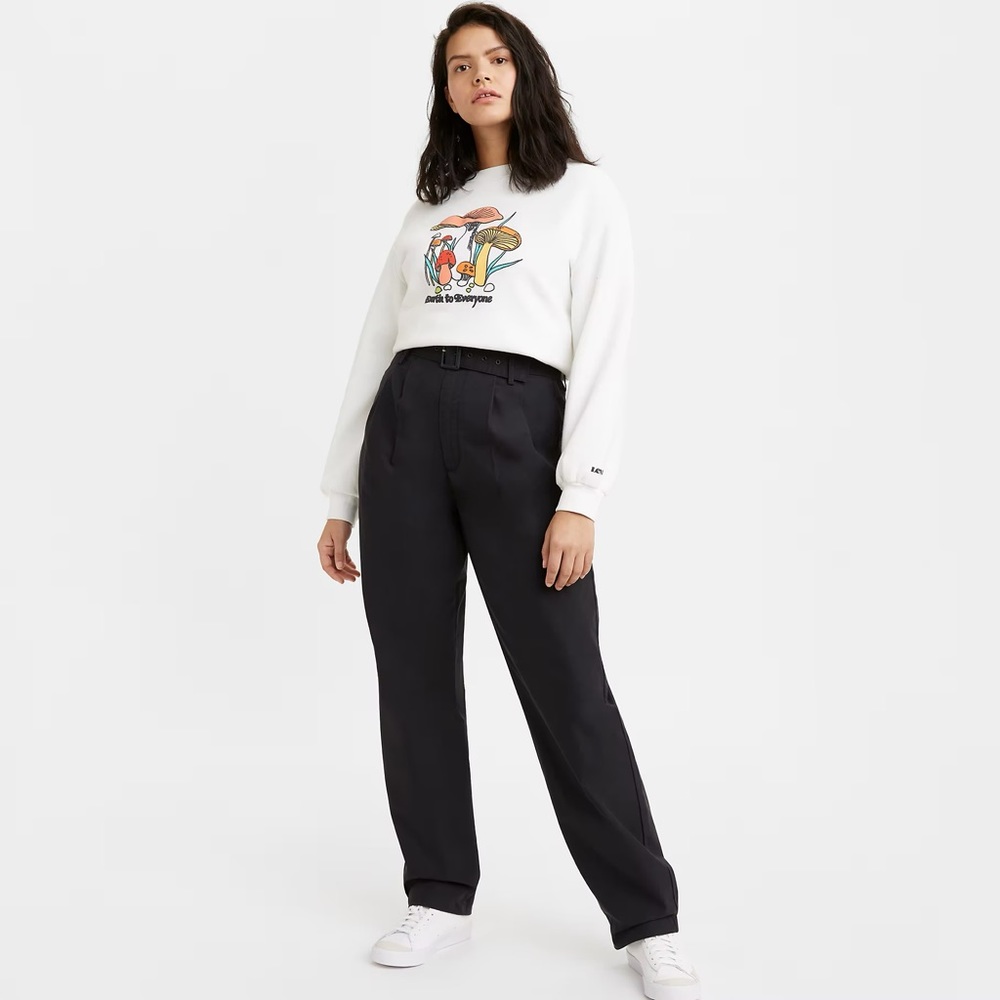 TAILORED HIGH LOOSE TAPER WOMEN'S PANTS‎